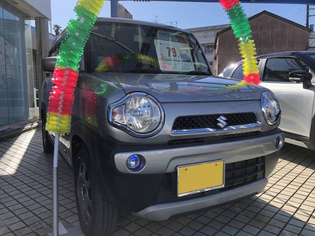 新春初売り 中古車ハスラー